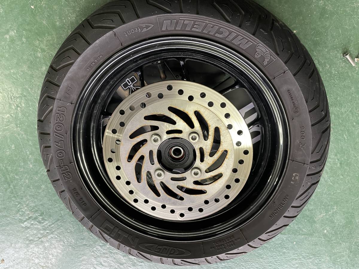 グロム jc61前期 純正ホイール 前後セット GROM グロム jc61前期 純正ホイール 前後セット GROM