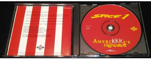 Spice 1 / AmeriKKKa's Nightmare ★2PAC　Method Man　E-40　1994年US盤　G-RAP_画像2