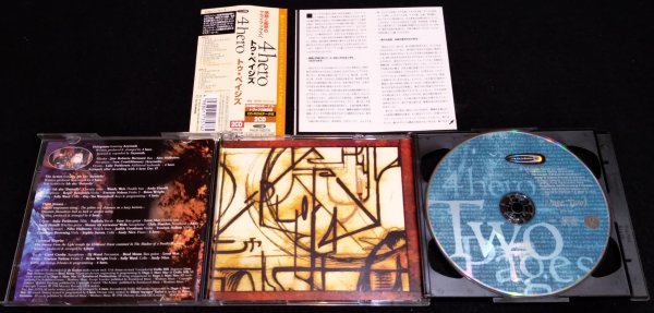 4 Hero / Two Pages(2×CD)★国内盤・帯(+2曲)　Dego　Marc Mac　Star Chasers♪　Drum n Bass Club Jazz Talkin' Loud　ドラムンベース_画像3