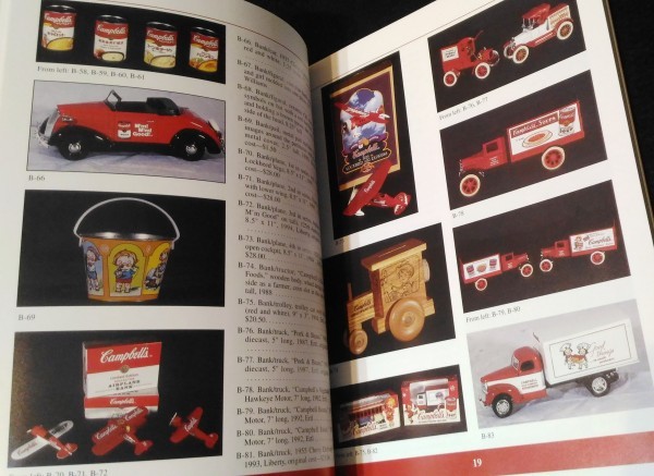  can bell * soup collector goods foreign book photoalbum /Campbell\'s Soup Collectibles* small articles doll minicar price table 