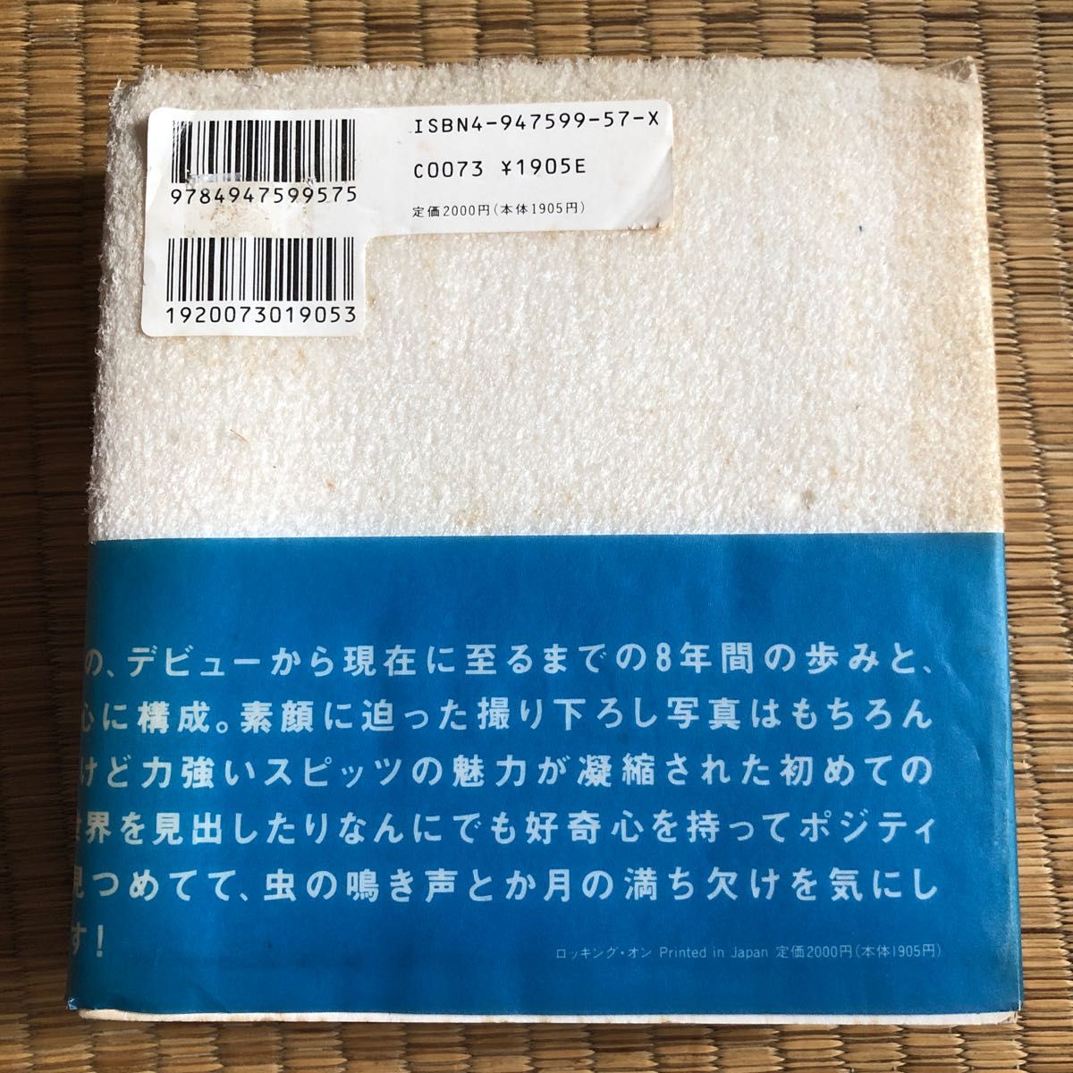 【レア品・1000円引きしました】スピッツ　初めての単行本　ロッキング・オン出版