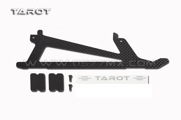 TAROT 450 SPORT / V2 カーボン ランディング スキッド 1枚 (全長183mm)_画像1