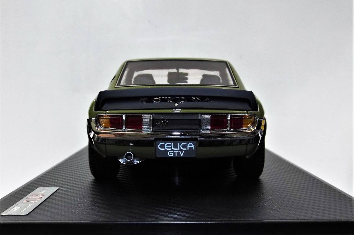 【イグニッションモデル】1/18 トヨタ セリカ 1600GTV (TA22) 通称だるまセリカ グリーン（IG2596) レジン製ミニカー_画像7