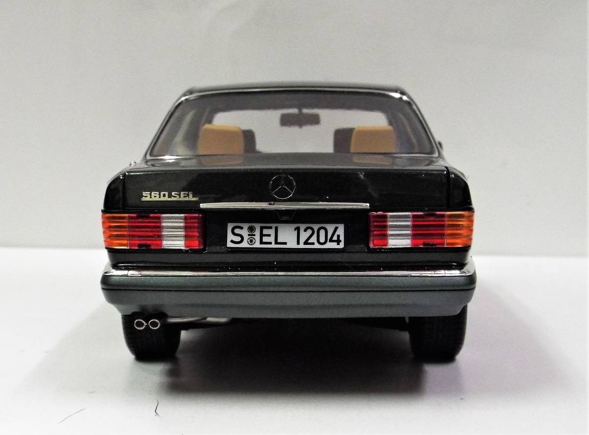 MB special order goods [ Norev ]1/18 Mercedes Benz 560 SEL (W126) 1985~1991 year green metallic lik two-tone die-cast made. minicar parallel imported goods 