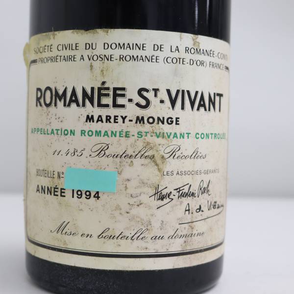 DRC ROMANEE-SAINT-VIVANT(ロマネサンヴィヴァン)1994 13 DRC ROMANEE-SAINT-VIVANT(ロマネサンヴィヴァン)1994 13