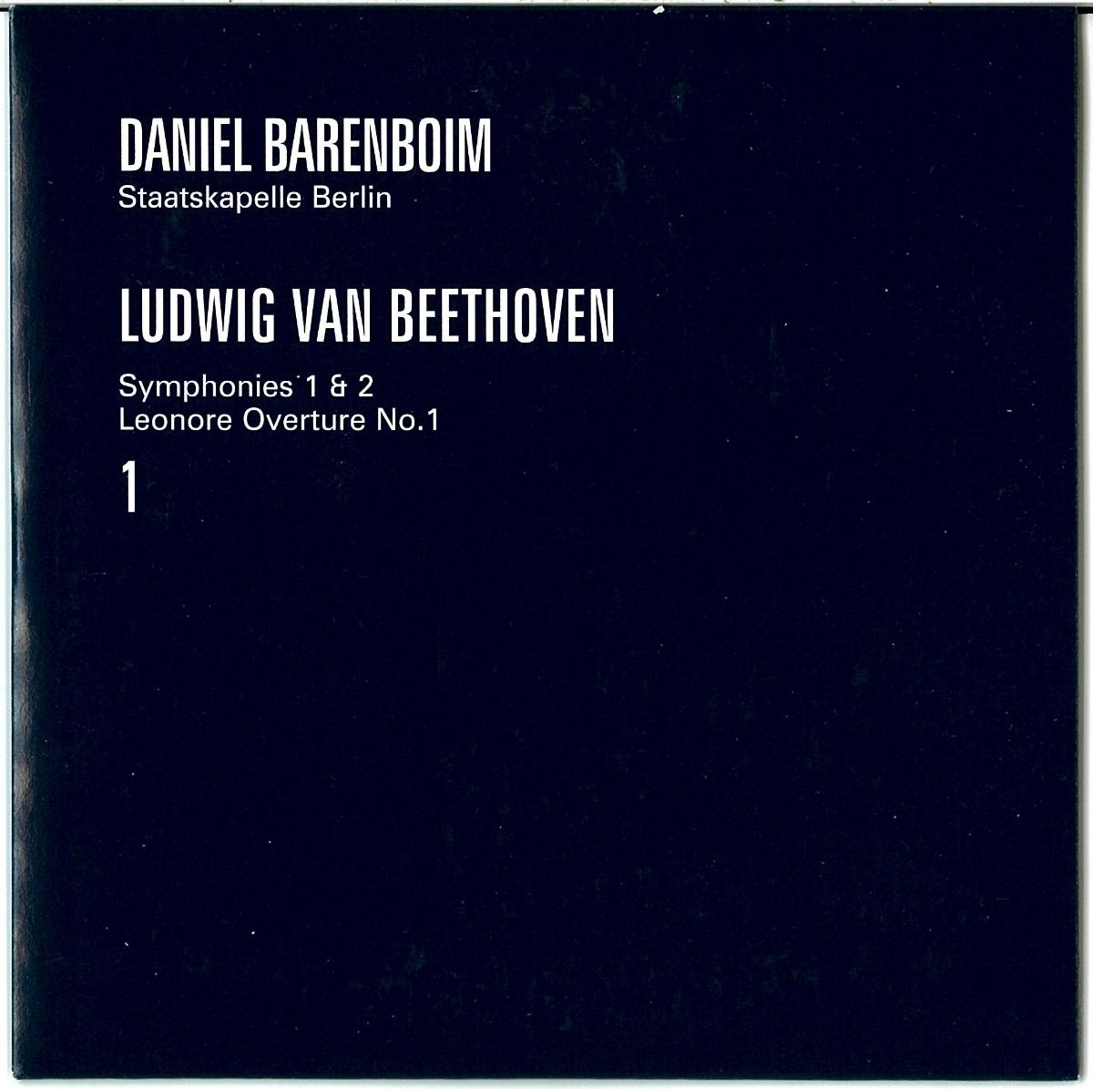 【CD】ダニエル・バレンボイム：ベートーヴェン／交響曲全集、序曲集