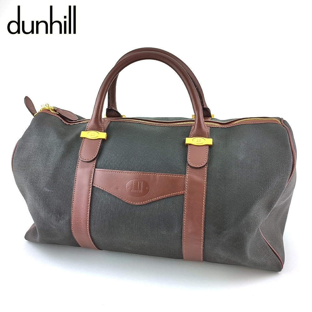 Dunhill ダンヒル ボストンバッグ 旅行用バッグ 大容量 トラベル0906-