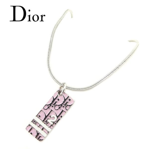 ディオール ネックレス アクセサリー レディース トロッター ピンク