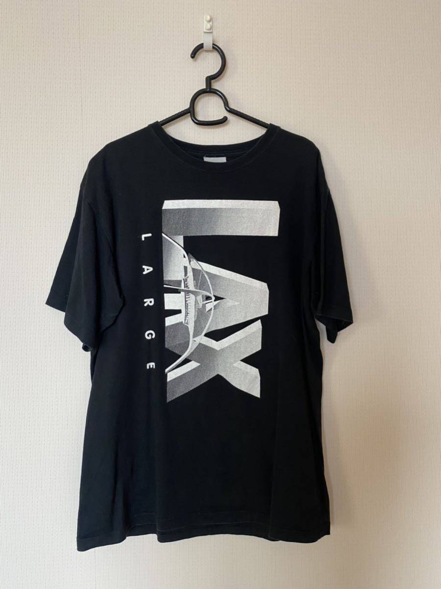 美品◆X-LARGE エクストララージプリントT◆Tシャツ◆黒◆サイズL_画像1