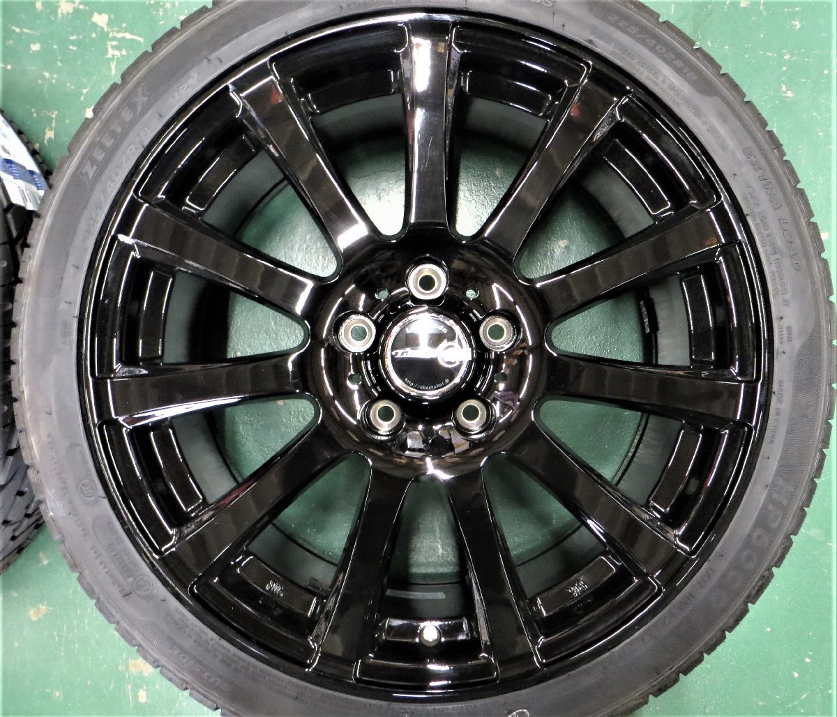 新品 タイヤ ホイールセット ノア ヴォクシー ステップワゴン アクセラ 225/40R18 7.5J+53 5H114.3 エスクァイア18インチ_画像5