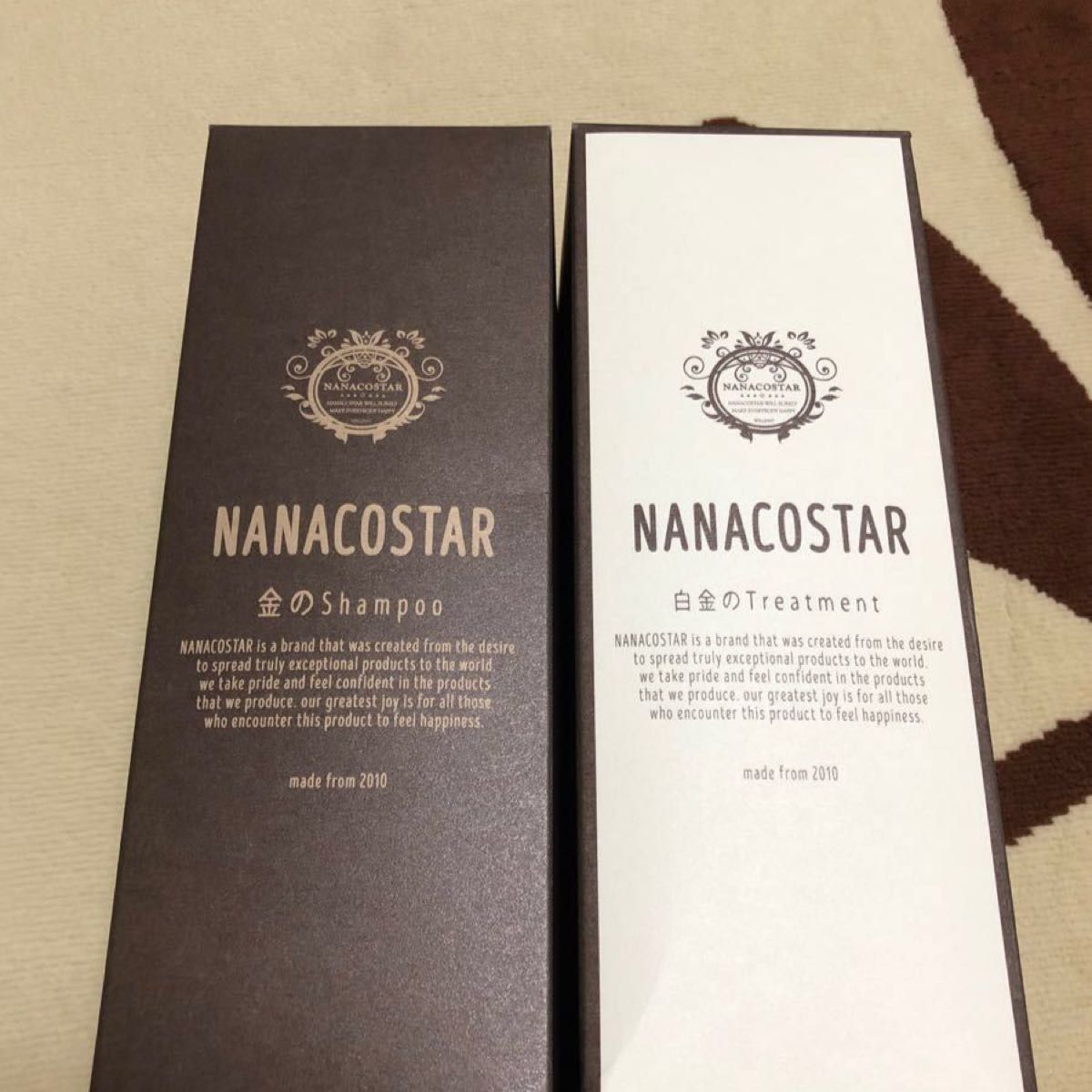 NANACOSTAR  金のシャンプーと白金のトリートメント