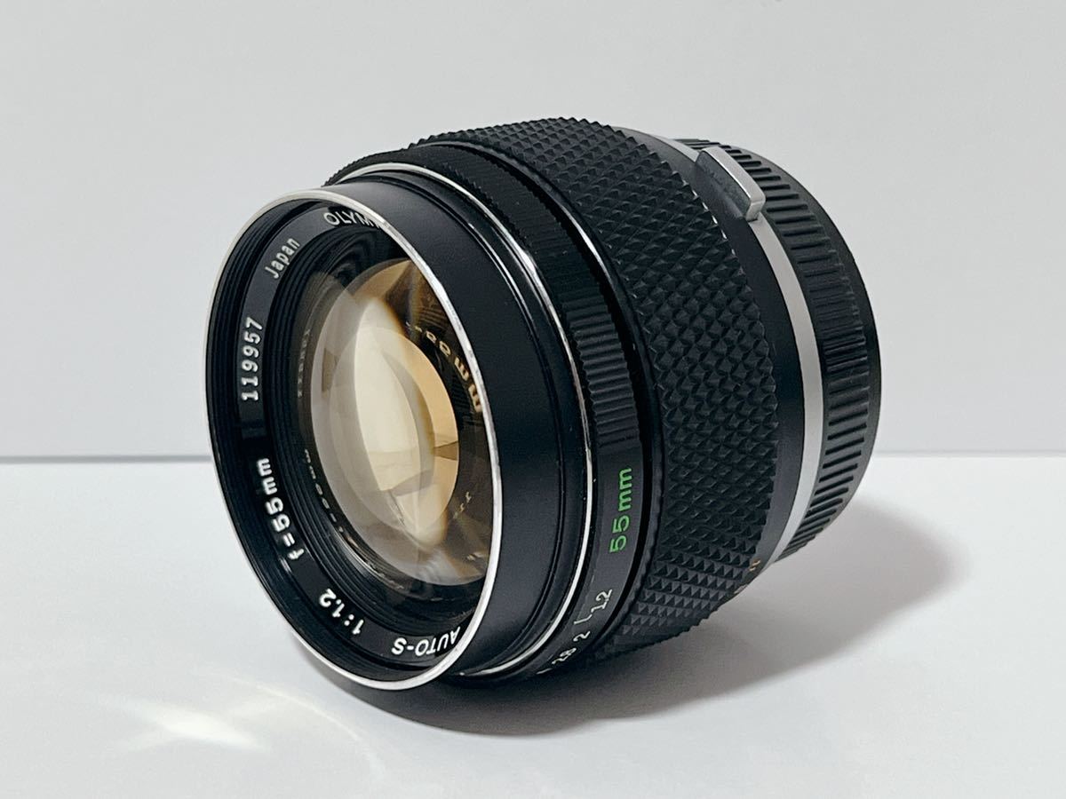 OLYMPUS オリンパス G.ZUIKO AUTO-S 55mm F1.2 付属品付 レンズ