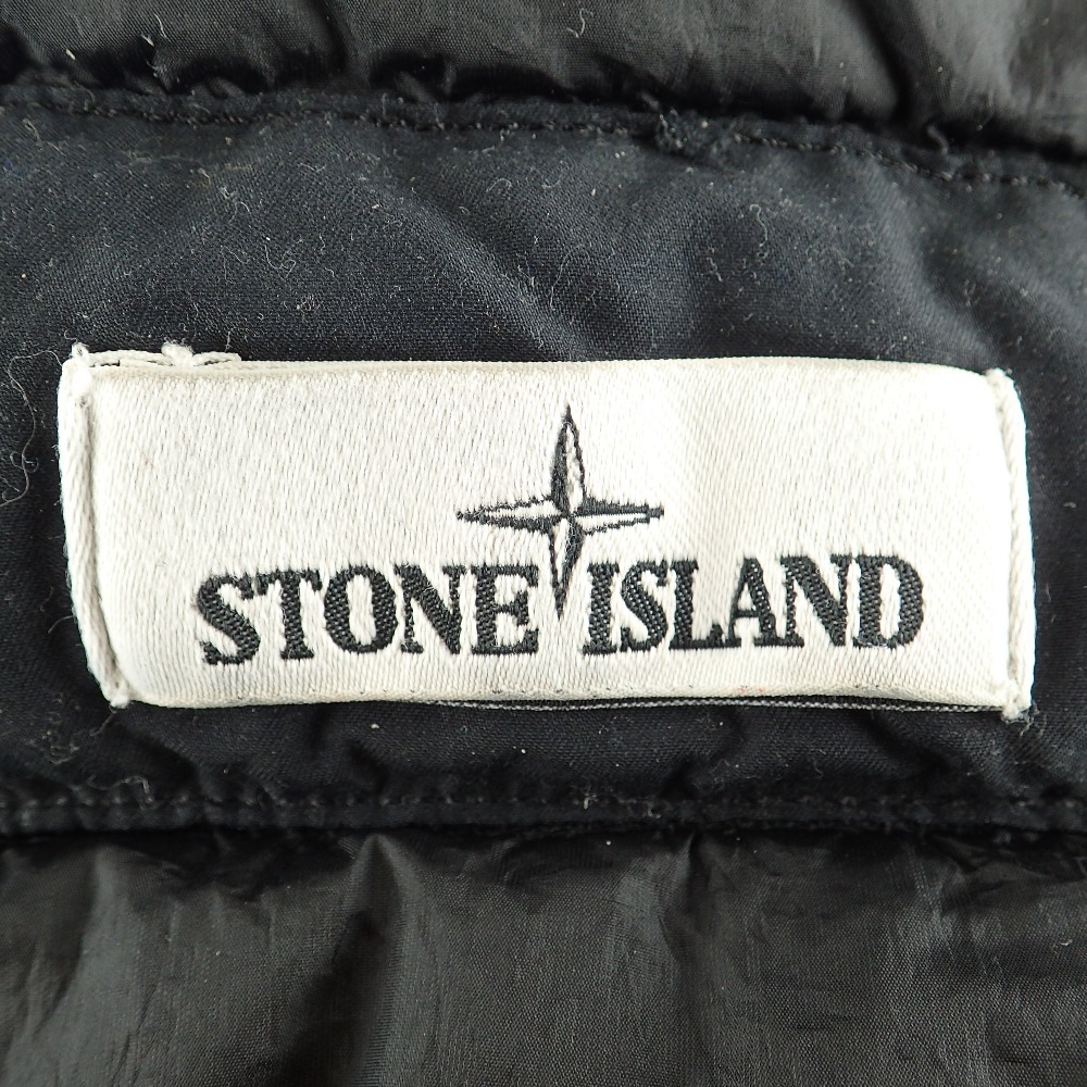 STONE ISLAND ストーンアイランド ブラック ダウンジャケット ブラック