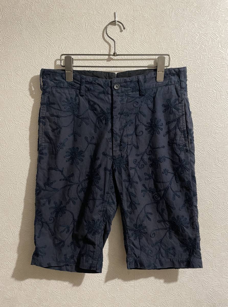◯ USA製 Engineered Garments フラワー コットン ショーツ ◯ USA製 Engineered Garments フラワー コットン ショーツ