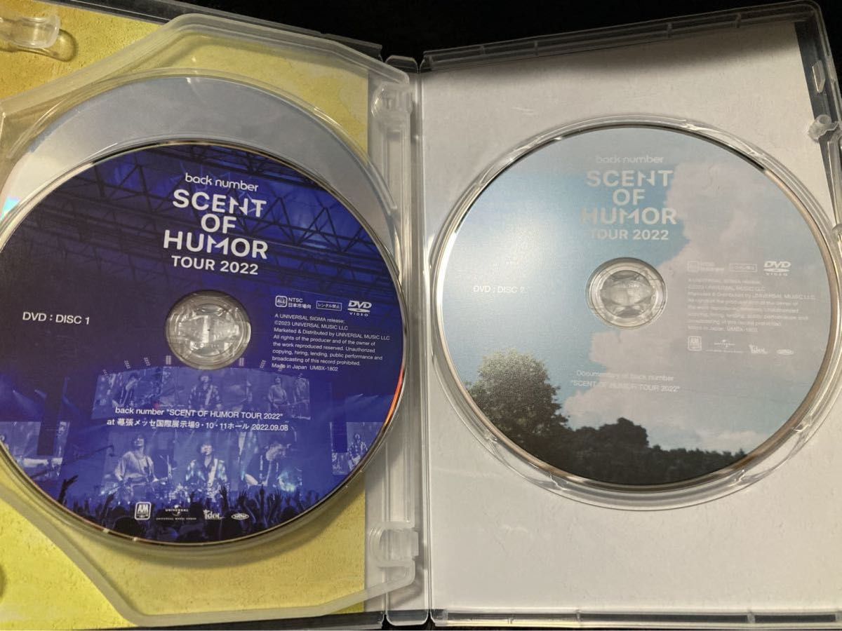 back number【ユーモア】特典付 初回限定盤A DVD ver CD+2DVD back number【ユーモア】特典付 初回限定盤A DVD ver CD+2DVD