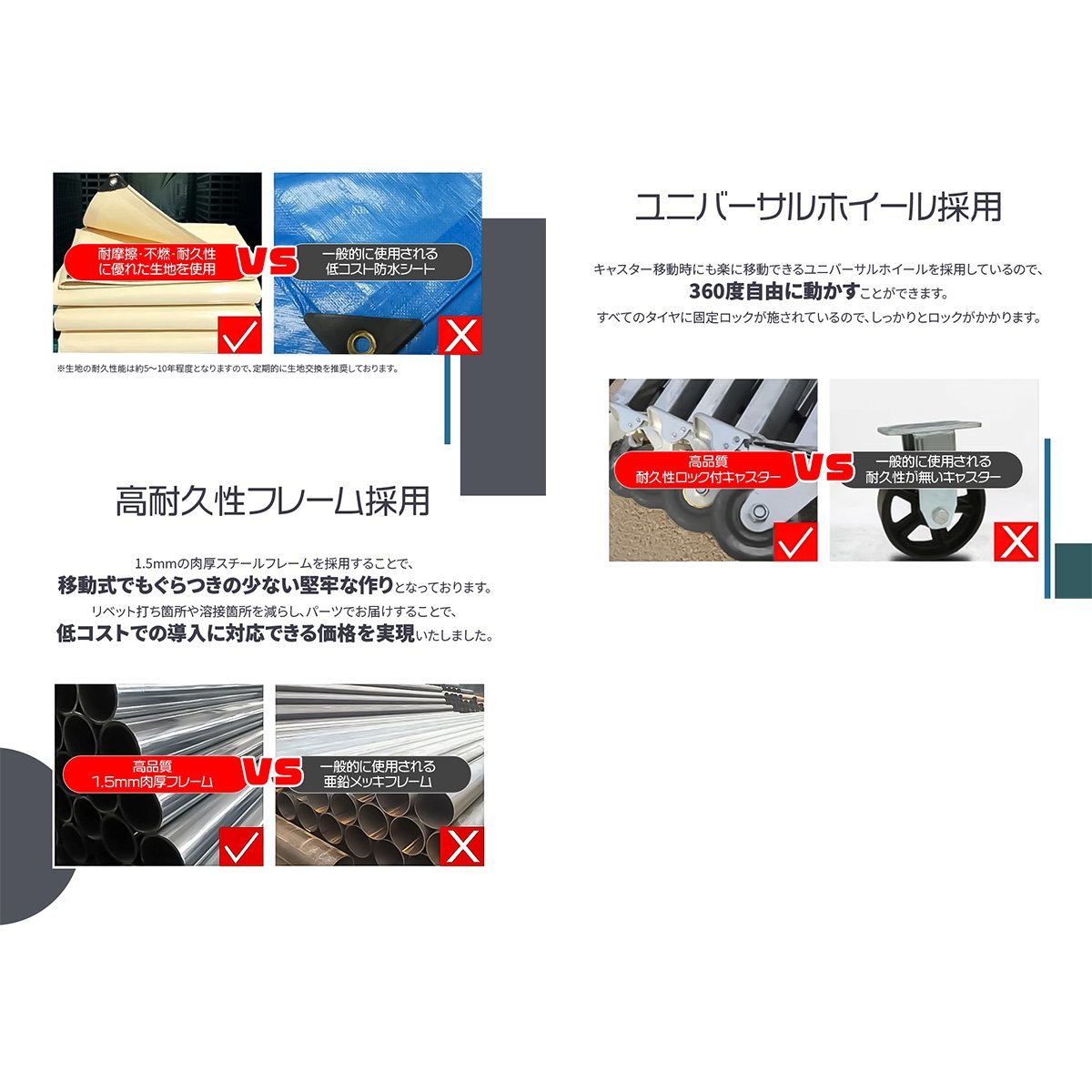 DOMEDEPOT テント倉庫 ガレージテント 36平米 10坪 間口6m×奥行 DOMEDEPOT テント倉庫 ガレージテント 36平米 10坪 間口6m×奥行