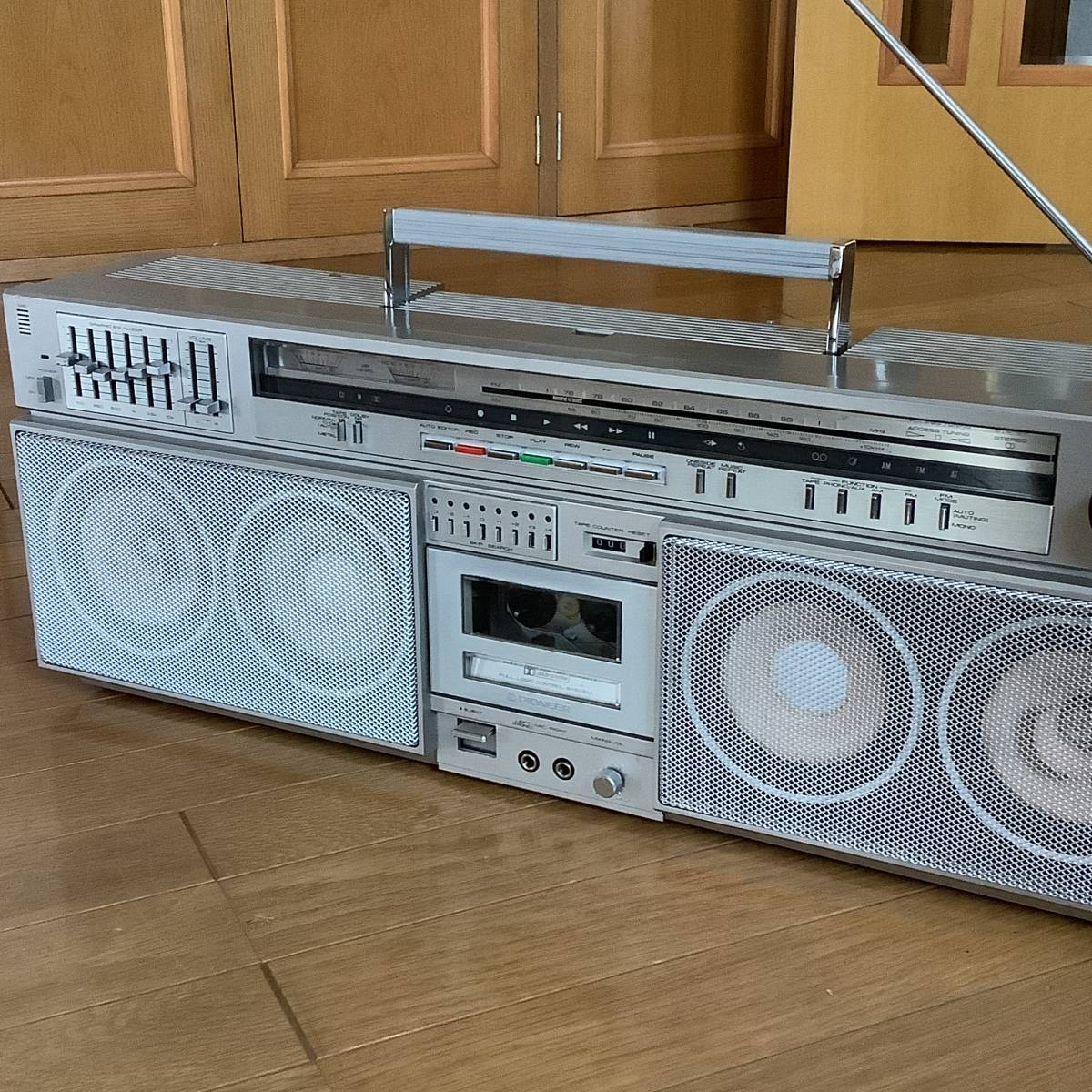 ☆パイオニアPioneer 1980年 最高級ラジカセ ランナウェイシリーズ ☆パイオニアPioneer 1980年 最高級ラジカセ ランナウェイシリーズ