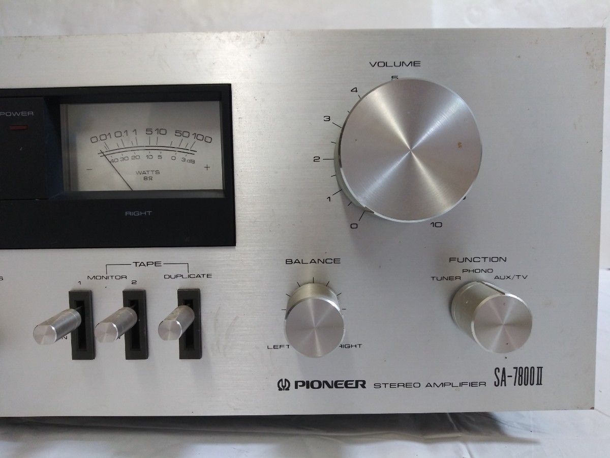プリメインアンプ PIONEER パイオニア SA-7800II STEREO AMPLIFIER