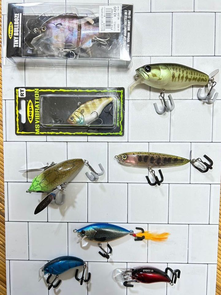 完成品 MS Jr. REALISER BULLDOZE バス ルアー セット TINY deps