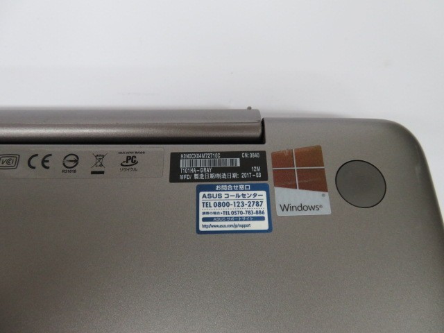 5K023◎ASUS TransBook T101H Atom x5-Z8350 1.44GHz/2GB/SSD:64GB/Win10Home◎中古の画像9