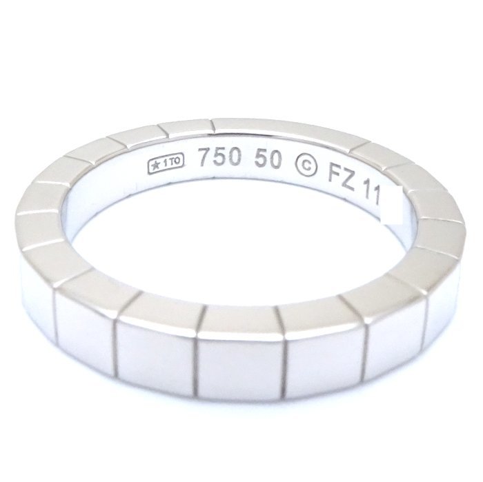 カルティエ CARTIER ラニエール リング 指輪 #50 9.5号 K18WG ホワイト