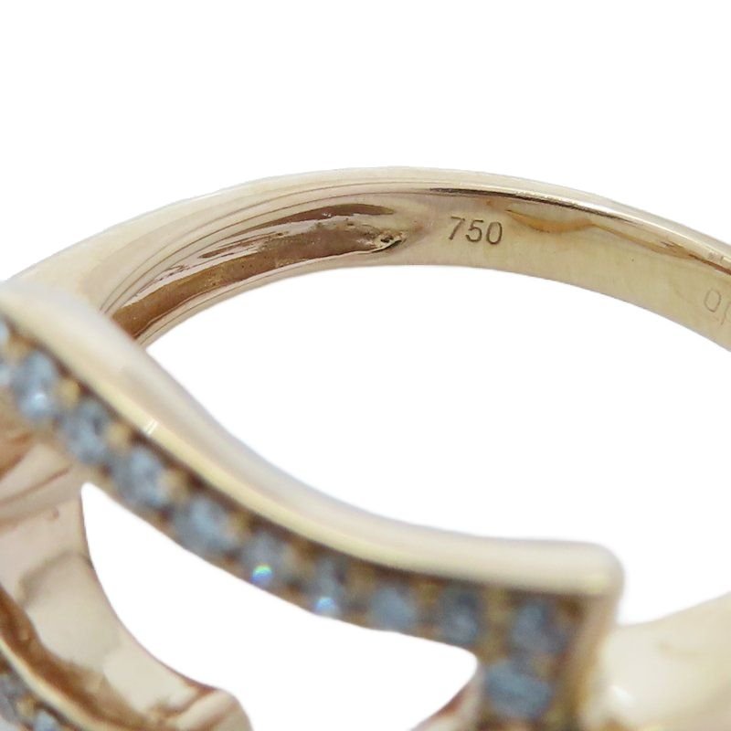 ダイヤモンド0.35ct イエローダイヤモンド0.05ct リング 指輪 ハート