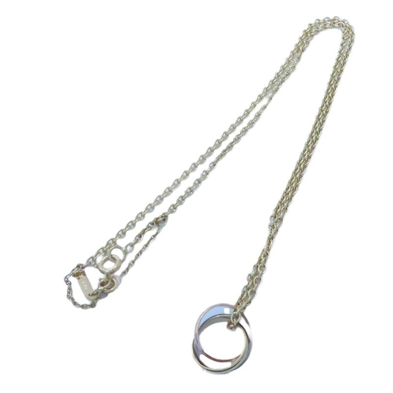 カルティエ CARTIER ベビートリニティ ネックレス K18スリーカラー