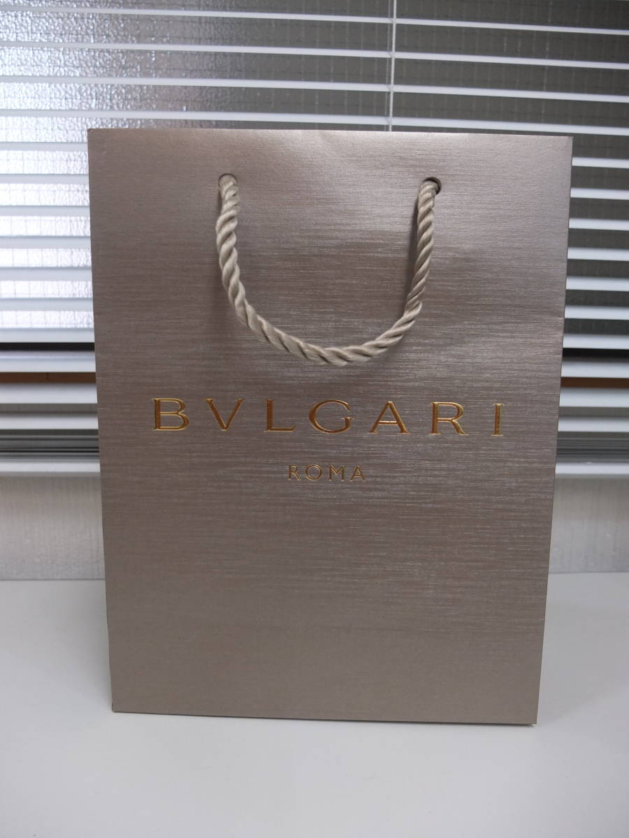 送料無料 ブルガリ（BVLGARI）純正箱ｘ２（ネックレス用・ケアキット）、手提げ袋セット セルペンティ ヴァイパー Serpenti Viper_画像7