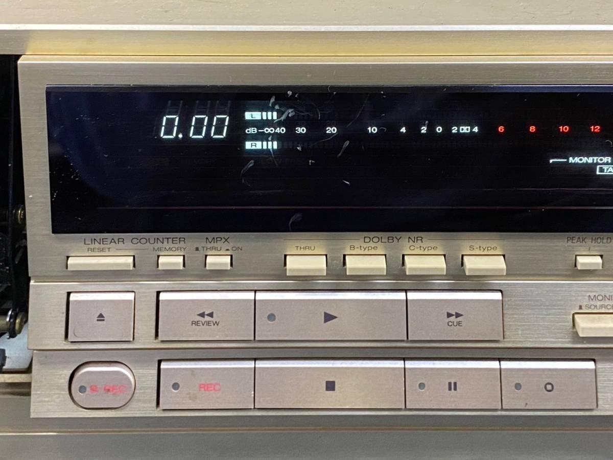 Y-7969】1円 AIWA カセットデッキ XK-S9000 アイワ オーディオ Y-7969】1円 AIWA カセットデッキ XK-S9000 アイワ オーディオ