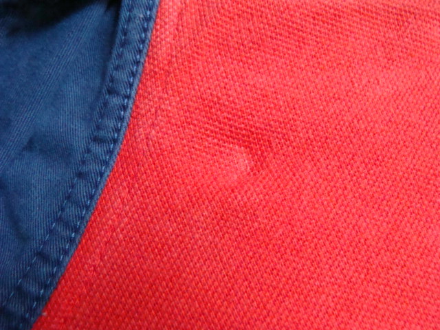 Polo Ralph Lauren ポロラルフローレン 鹿の子 ラガーシャツ 赤 (M) ポロシャツ_画像6