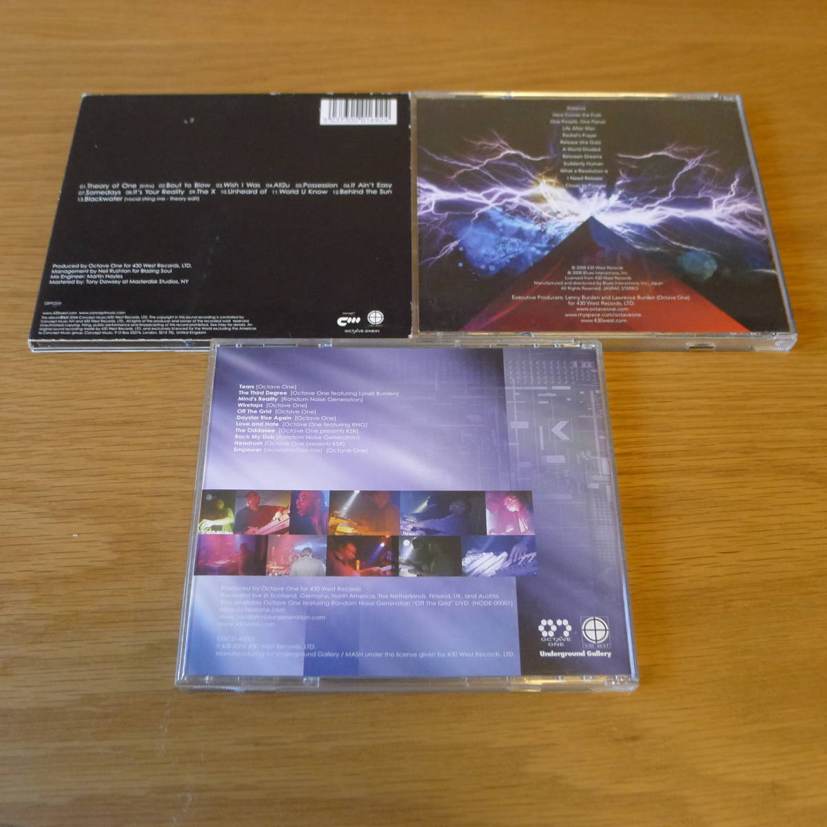 Octave One 3枚セット The Theory Of Everything, Summers On Jupiter, Off The Grid