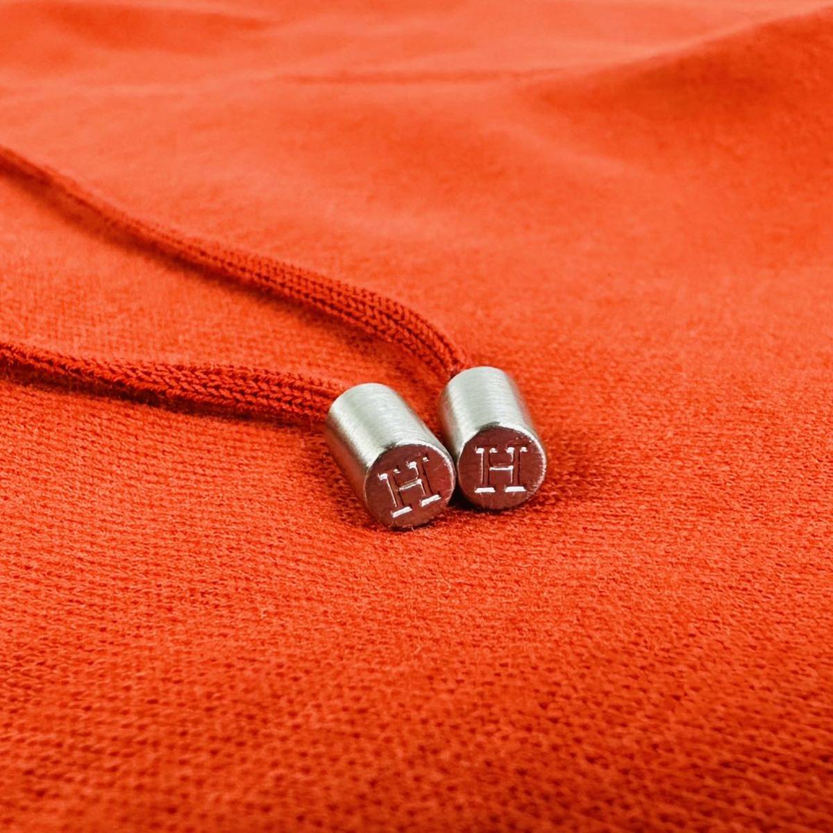 希少】HERMES エルメス コットン Hロゴ ショーツ ハーフパンツ XL