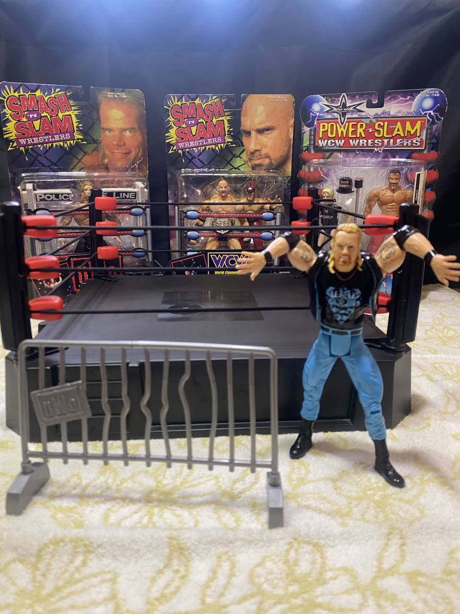 Yahoo!オークション - プロレス リング フィギュア4体セット WRESTLING...