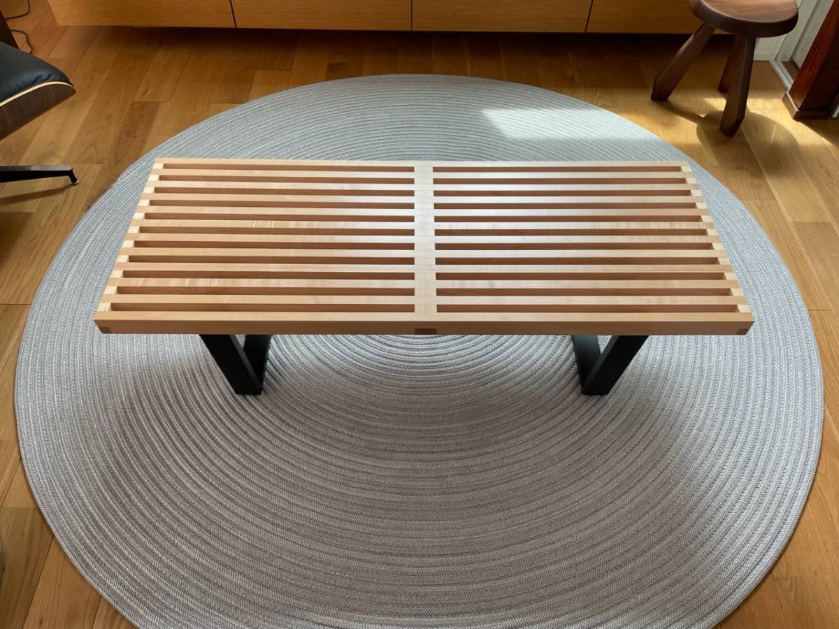ハーマンミラー正規品 ネルソンプラットフォームベンチ1220 美品 ジョージネルソン