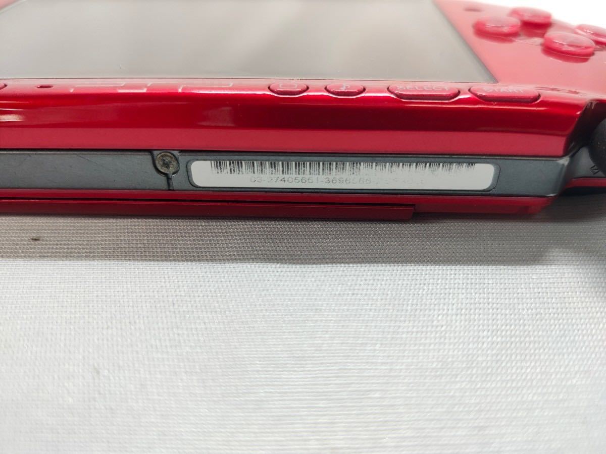 1円~ 通電のみ ジャンク】PSP3000 4台まとめ 赤2台 黒2台