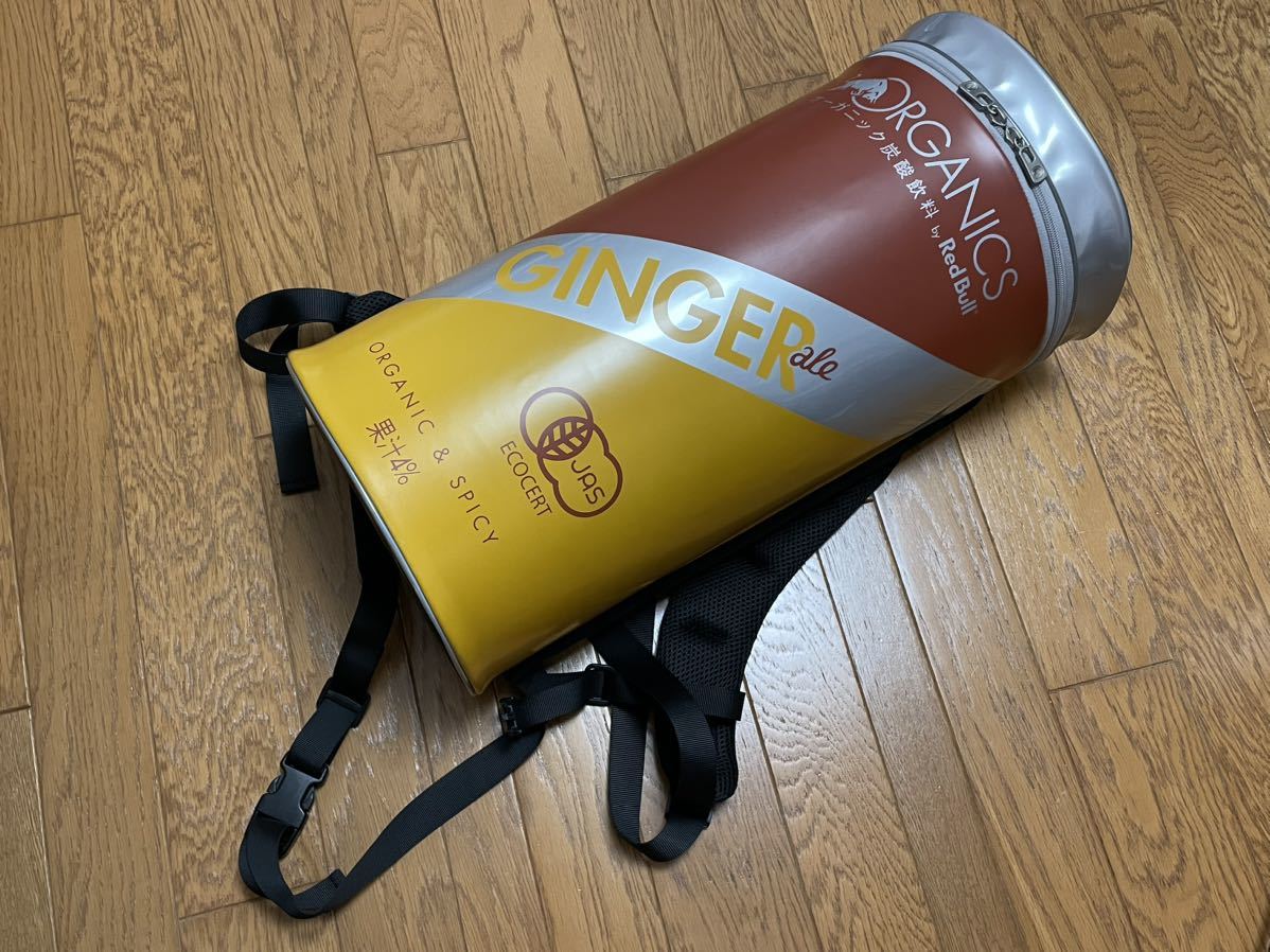 新品》Red Bullレッドブル 非売品【缶型バックパック(ジンジャー
