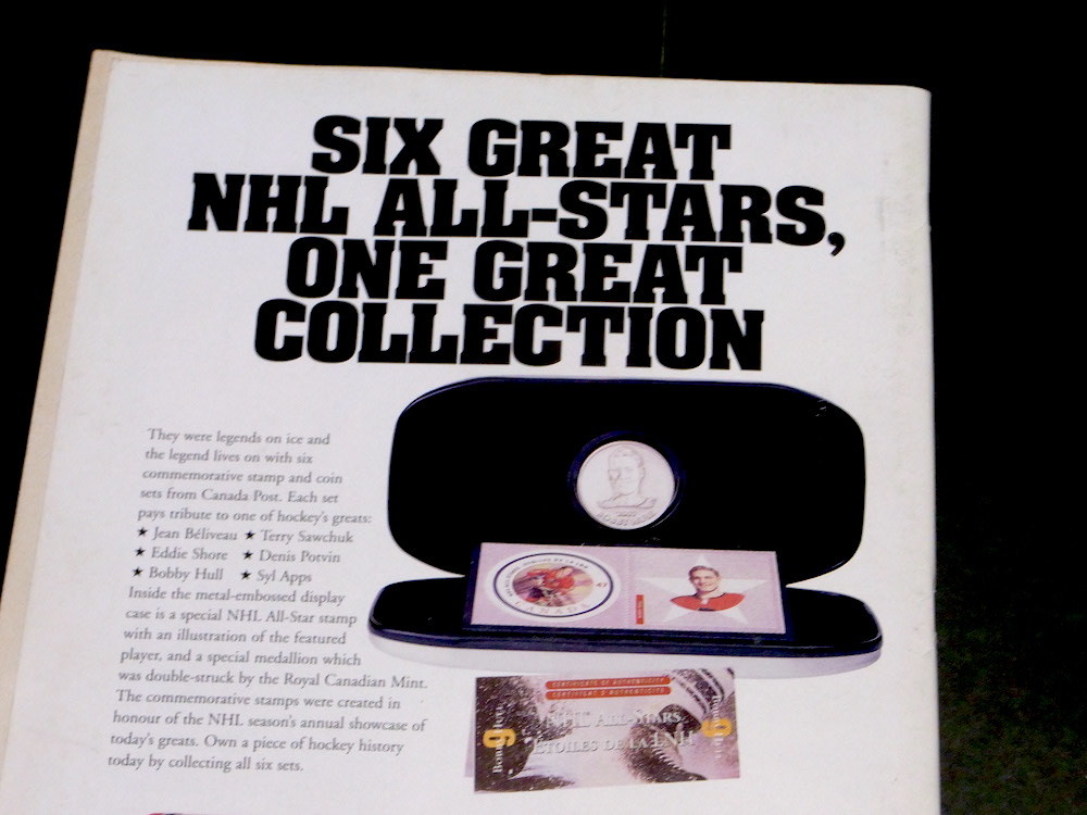 NHL Beckett Hockey Collector #123 2001年 1月号 Henrik Sedin Daniel Sedin ヴィンテージ カード アイスホッケー_画像6