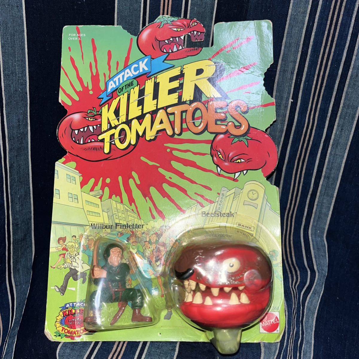  неиспользуемый товар 90s attack of the killer tomatoes 90 годы новый товар attack ob The killer помидор Mattel Ame игрушка коврик мяч squeeze