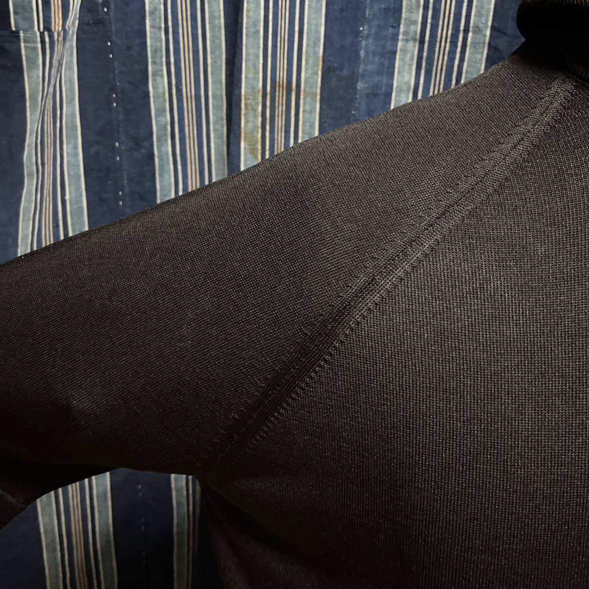 ループカラー ラグラン 50s 60s mcgregor half sleeve shirt 50年代 60年代 マクレガー ポロシャツ 黒 アメリカ製_画像7