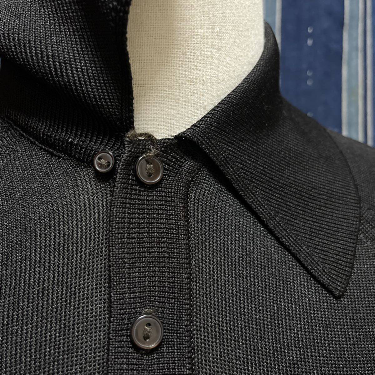 ループカラー ラグラン 50s 60s mcgregor half sleeve shirt 50年代 60年代 マクレガー ポロシャツ 黒 アメリカ製_画像5