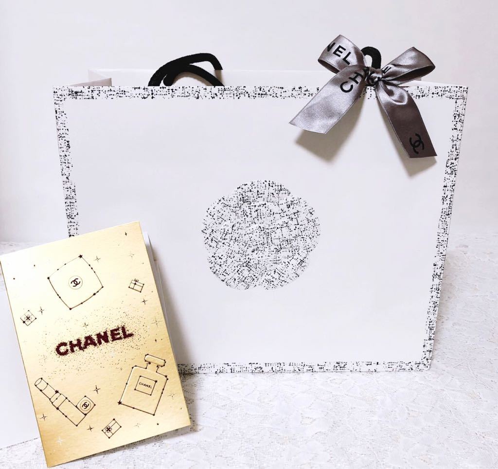 シャネル 「CHANEL」ショッパー 銀座限定 メッセージカード付き シャネル 「CHANEL」ショッパー 銀座限定 メッセージカード付き