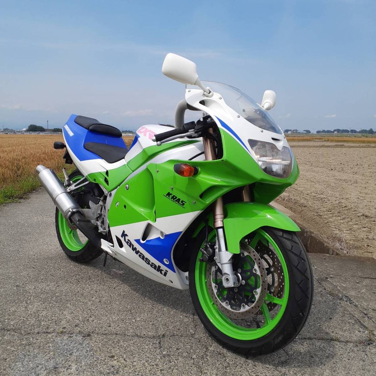 カワサキ ZXR250 ZX250C 始動 書類付 現状車 低走行 3468㌔検)CB FZR GT MVX NS TZ NSR GP FZR CBR GSX FW ジェイド バリオス VT の画像1