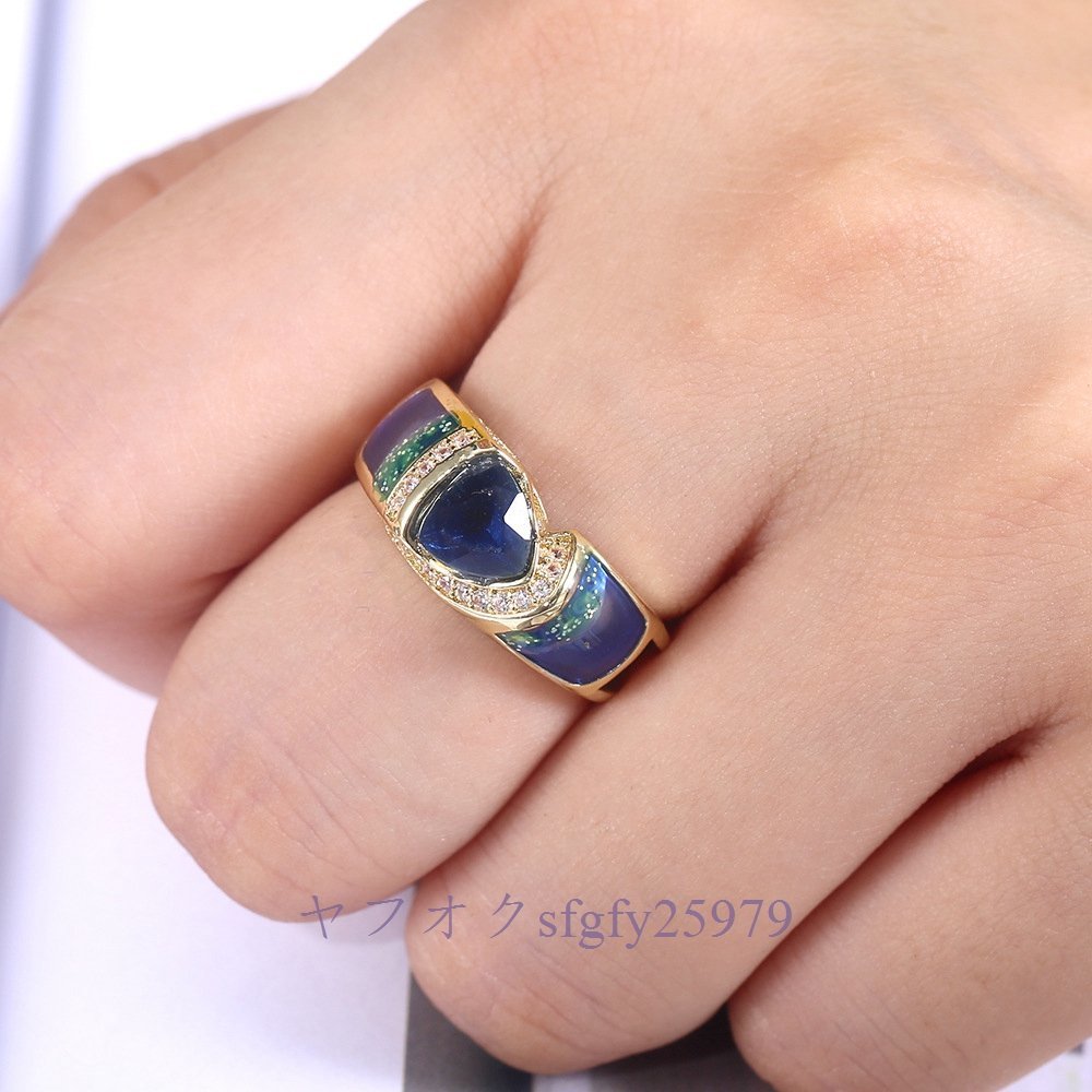 A378J☆新品人気ダイヤモンド 指輪 メンズ リング 重量感 ビジネス ヴィンテージ 欧米 豪華 絢爛 アクセサリーの画像2
