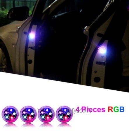 P610☆新品ユニバーサル LED カーオープニングドア 安全警告 衝突防止ライト 磁気センサー ストロボ点滅 アラームライト パーキングランプ_画像9