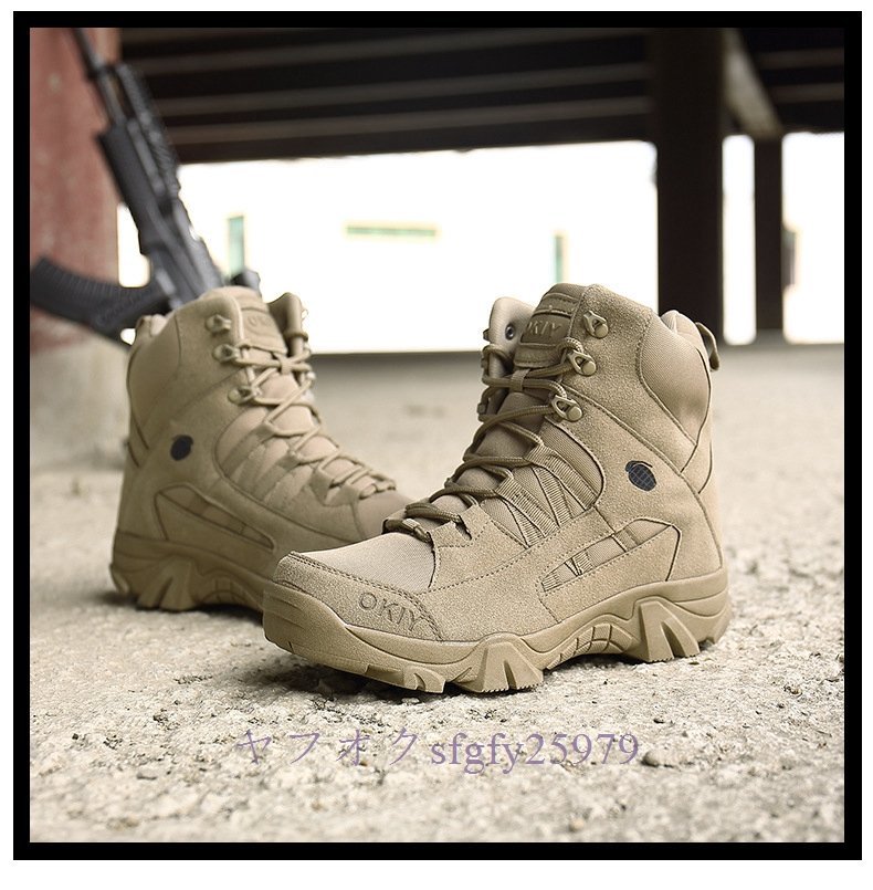 A029F new goods popular four . applying men's casual boots sneakers . slide outdoor high hat Schott height mountain climbing shoes military boots 