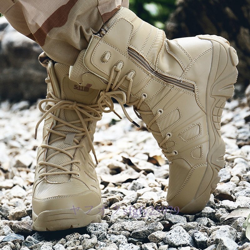 A039F new goods popular * men's casual thickness bottom boots sneakers . slide outdoor high hat Schott height military boots B
