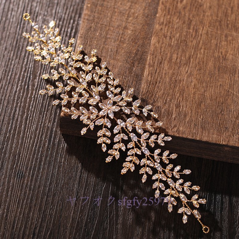 A865I* new goods popular * Tiara head accessory u Eddie ng hair accessory biju- wedding hair ornament wedding B