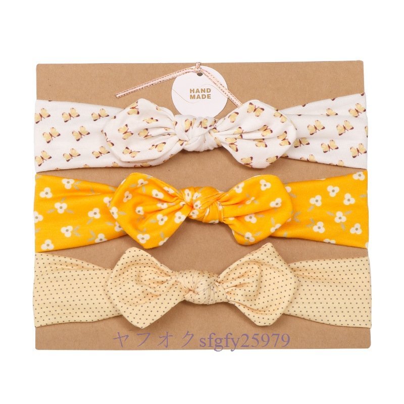 A242J* new goods hairpin BABY head band child baby hair band he urban do ribbon hair band newborn baby 3 point set pretty many сolor selection B