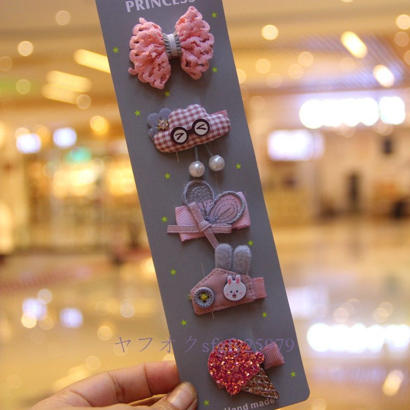 A269J* new goods hair accessory hair clip Kids hair ornament . stop child ...5 point set lovely pretty stylish * color A