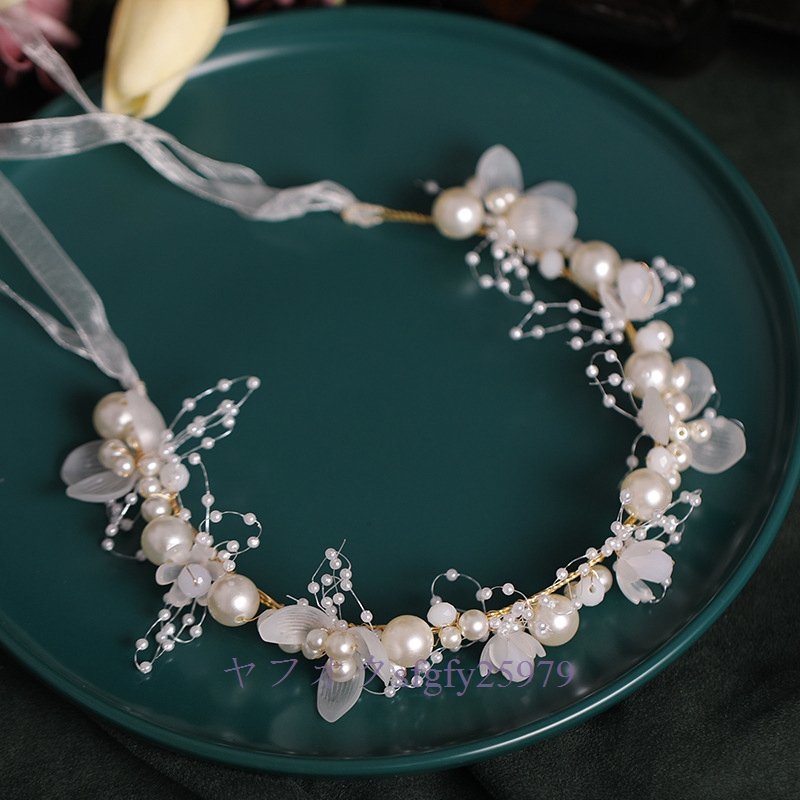 A215J* new goods pretty hairpin hair accessory pearl hair decoration hair ornament girl child Princess hair decoration Tiara wedding presentation B